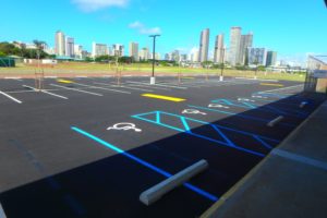 Kaimuki High School Gym Parking Lot